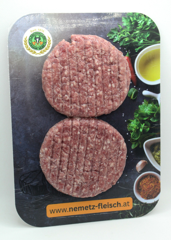 Rind Hamburger 2x 100g