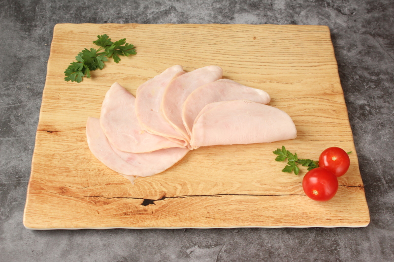 Putensaunaschinken geschnitten