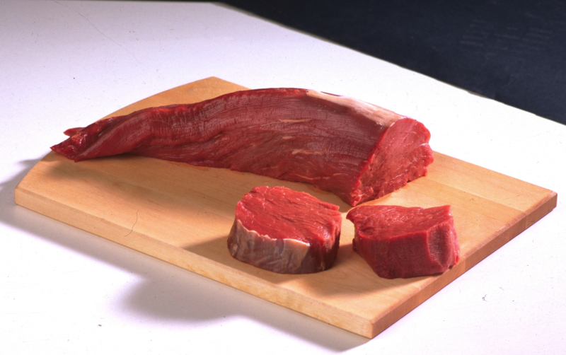 Rind Filet geschnitten Lungenbraten Rind Filet geschnitten Lungenbraten