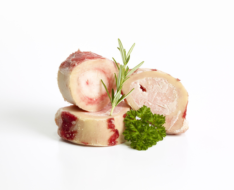 Rind Markknochen geschnitten Rind Markknochen geschnitten