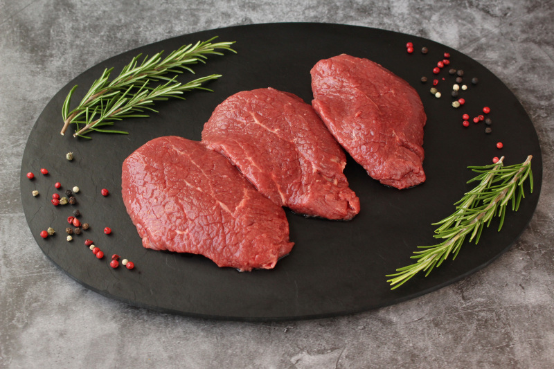 Rind Schnitzel geschnitten 5x 160g Rind Schnitzel geschnitten 5x 160g