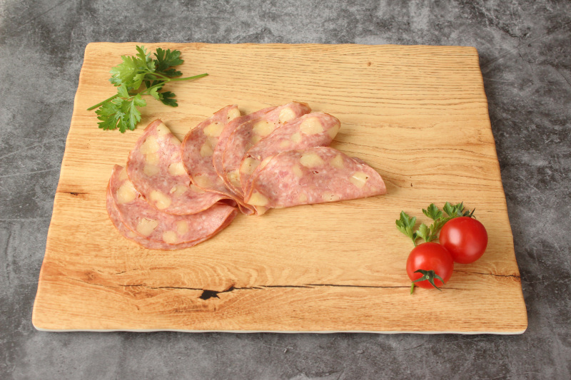 K�sewurst geschnitten