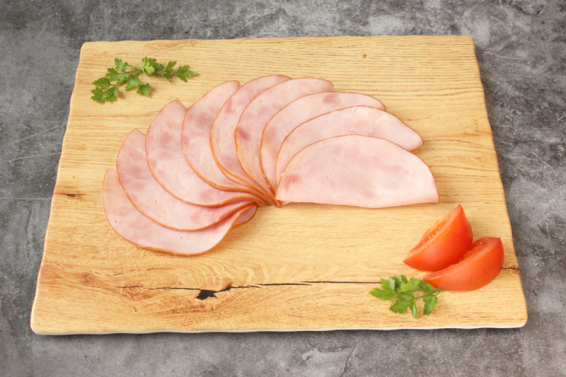 Saunaschinken geschnitten