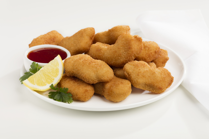 Hühner Nuggets paniert Hühner Nuggets paniert