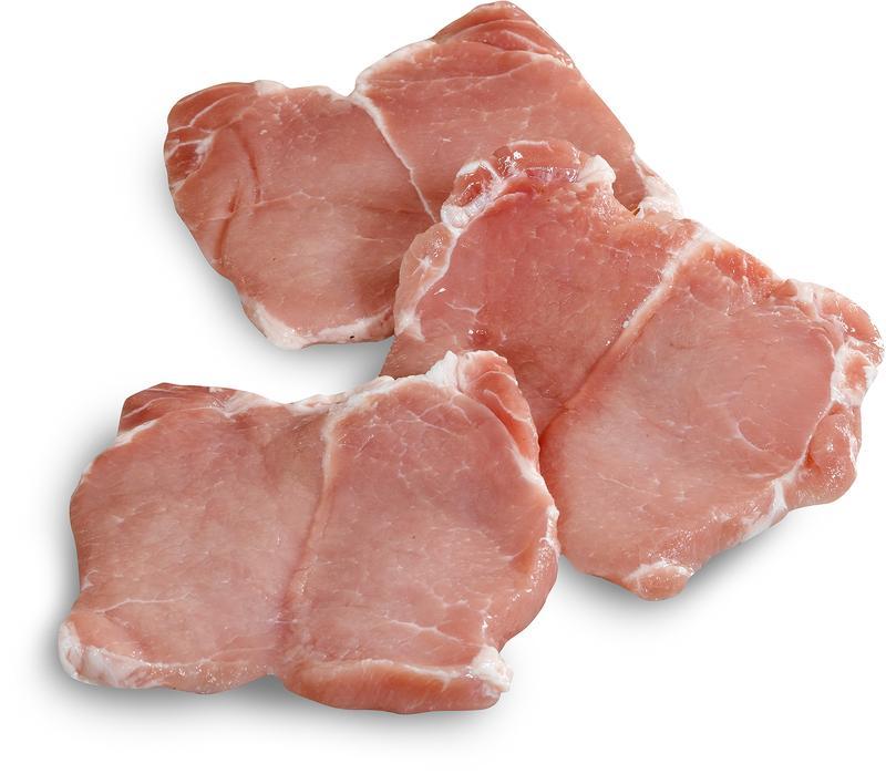 Schweine Surkarreesteak geschnitten 5x 160g Schweine Surkarreesteak geschnitten 5x 160g