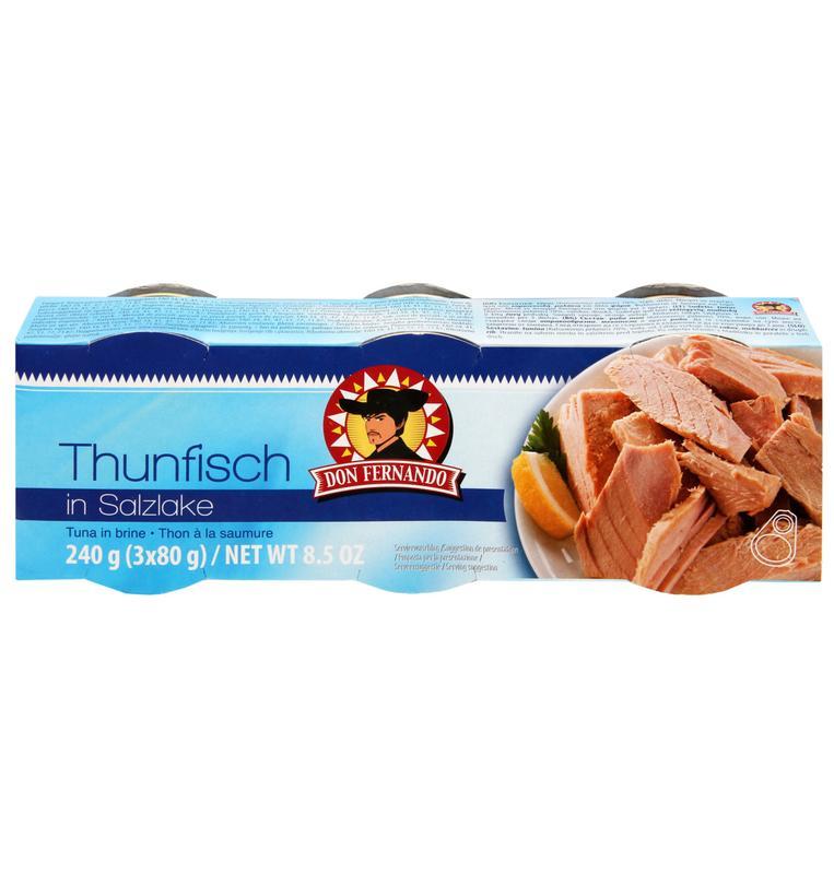 Thunfisch in Salzlake