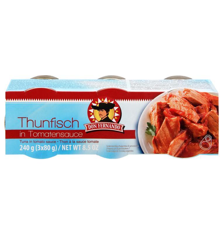Thunfisch in Tomatensauce 