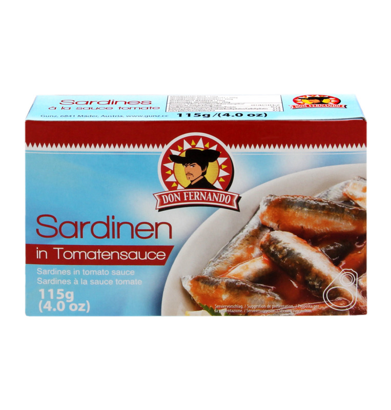 Sardinen in Tomatensauce 