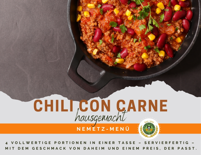 Hausgemachtes Men� Chili con Carne 