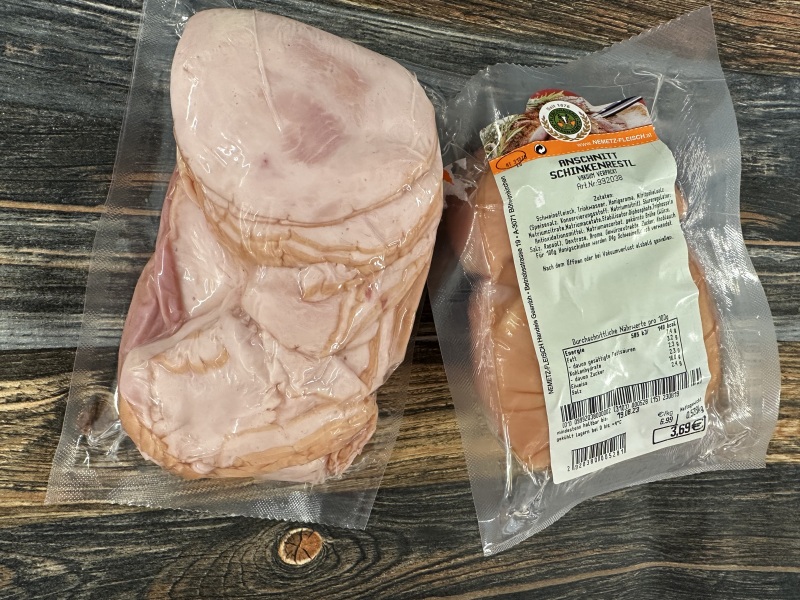 Anschnitt SCHINKENRESTL