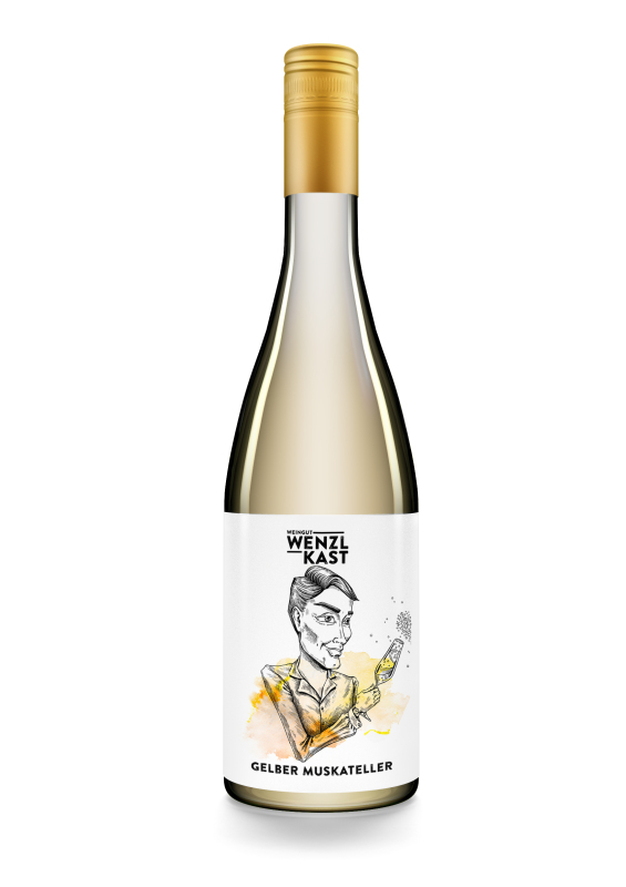 Wein Frizzante Gelber Muskateller Wenzl