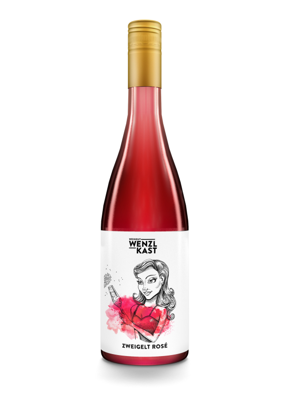 Wein Zweigelt Frizzante Rose Wenzl 0,75lt
