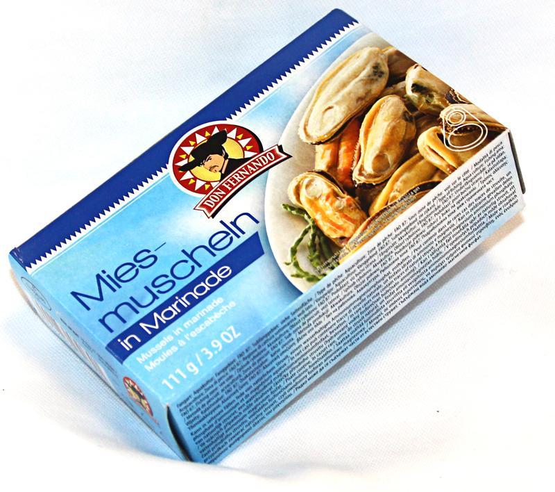 Miesmuscheln in Marinade