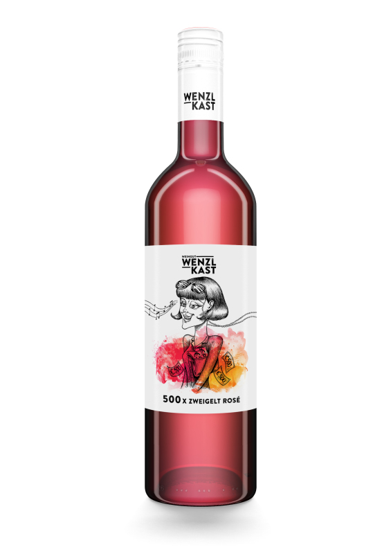 Wein Zweigelt Rose Wenzl 0,75lt