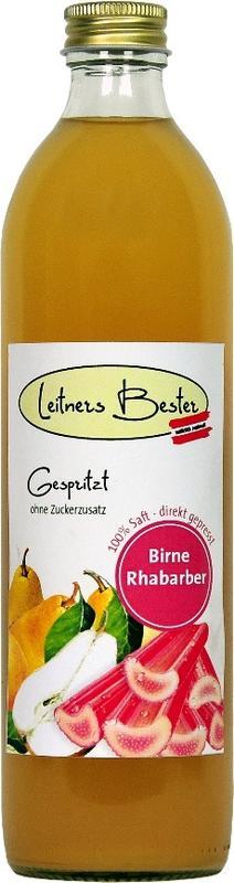 Leitner`s Birne-Rhabarber gespritzt 0,5lt Leitner`s Birne-Rhabarber gespritzt 0,5lt