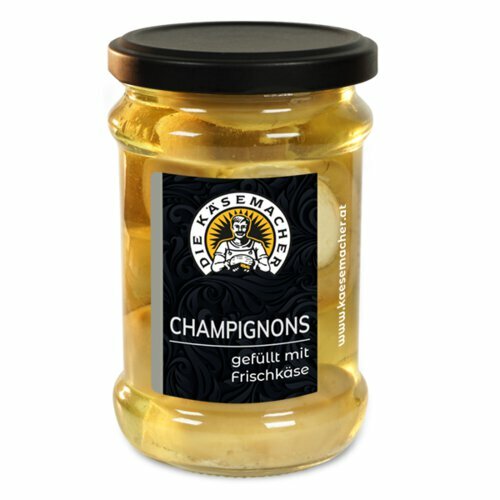 Champignons mit Frischkäse Füllung Champignons mit Frischkäse Füllung