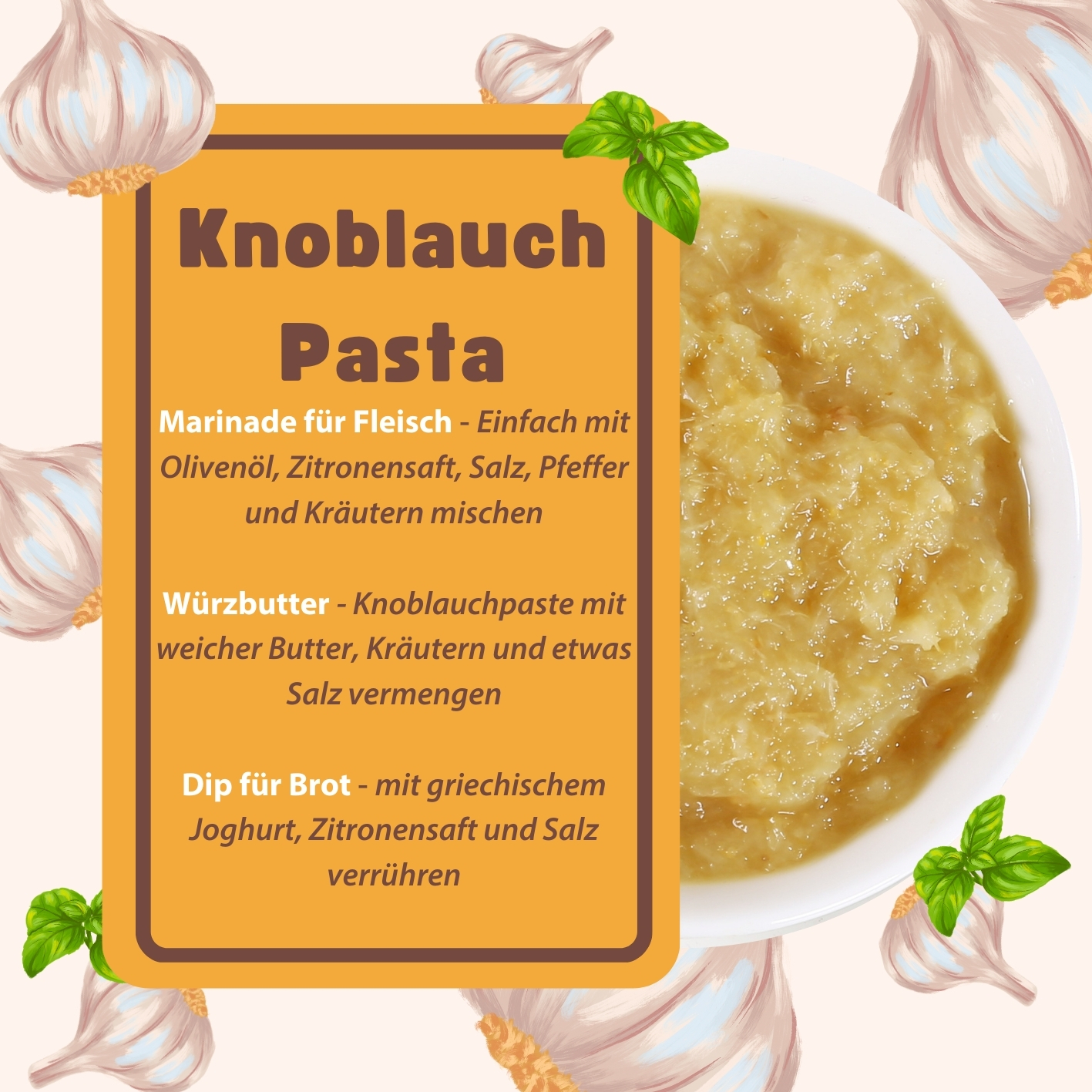 Knoblauchpasta 500gr
