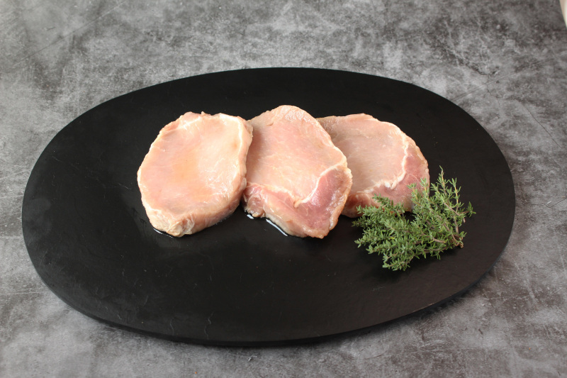 Schweine Karreesteak ohne Knochen 10x 160g Schweine Karreesteak ohne Knochen 10x 160g